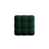 Cortina Pouf aus Samt in Flaschengrün (Bluvel 78), 94x94 cm von Cosmopolitan Design – Bild 4