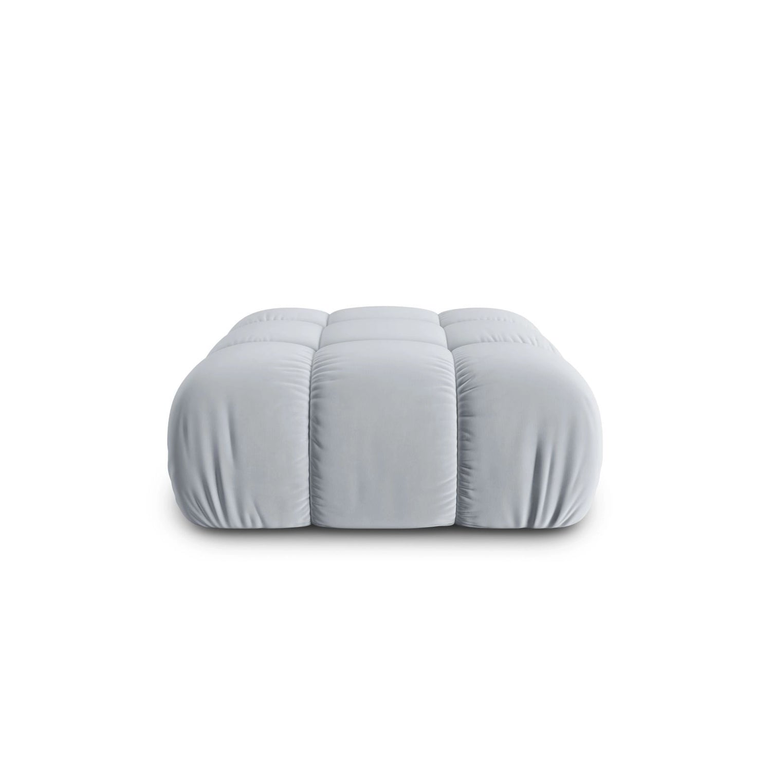 Cortina Pouf aus Samt in Hellblau (Bluvel 06), 94x94 cm von Cosmopolitan Design – Bild 1