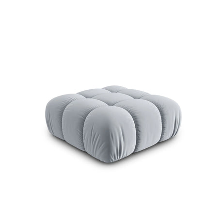 Cortina Pouf aus Samt in Hellblau (Bluvel 06), 94x94 cm von Cosmopolitan Design – Bild 3