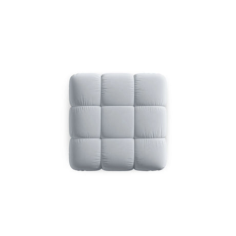 Cortina Pouf aus Samt in Hellblau (Bluvel 06), 94x94 cm von Cosmopolitan Design – Bild 4