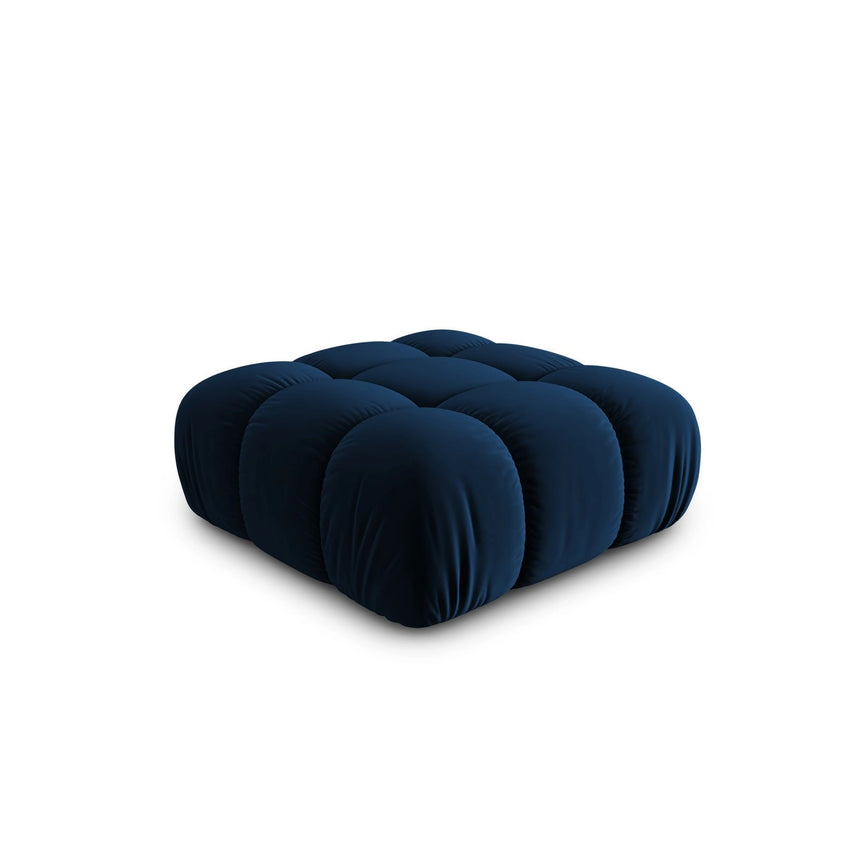 Cortina Pouf aus Samt in Königsblau (Bluvel 86), 94x94 cm von Cosmopolitan Design – Bild 3