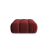 Cortina Pouf aus Samt in Rot (Bluvel 59), 94x94 cm von Cosmopolitan Design – Bild 1