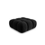 Cortina Pouf aus Samt in Schwarz (Bluvel 19), 94x94 cm von Cosmopolitan Design – Bild 3