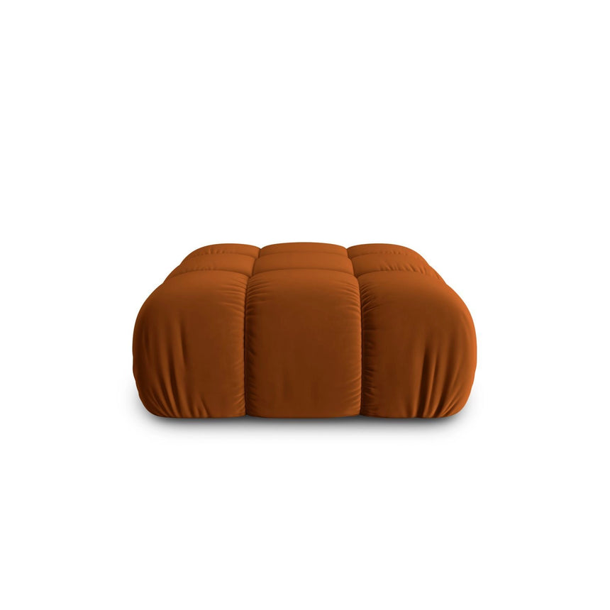 Cortina Pouf aus Samt in Terrakotta (Bluvel 4215), 94x94 cm von Cosmopolitan Design – Bild 1