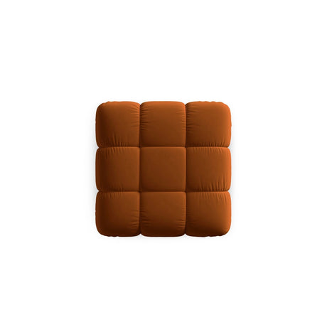 Cortina Pouf aus Samt in Terrakotta (Bluvel 4215), 94x94 cm von Cosmopolitan Design – Bild 4