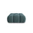 Cortina Pouf aus Samt in Türkis (Bluvel 85), 94x94 cm von Cosmopolitan Design – Bild 1