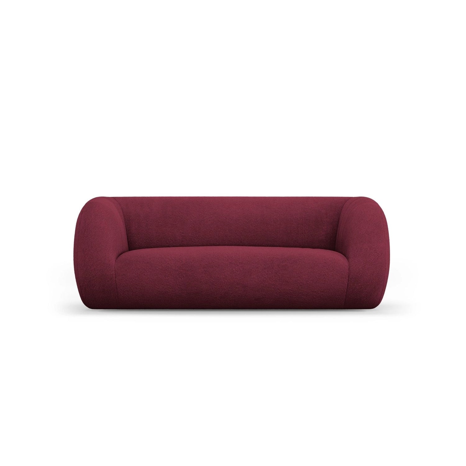 Essen 2-Sitzer Sofa aus Boucle in Bordeaux (Baloo 2079), 210x95x86 cm von Cosmopolitan Design – Bild 1