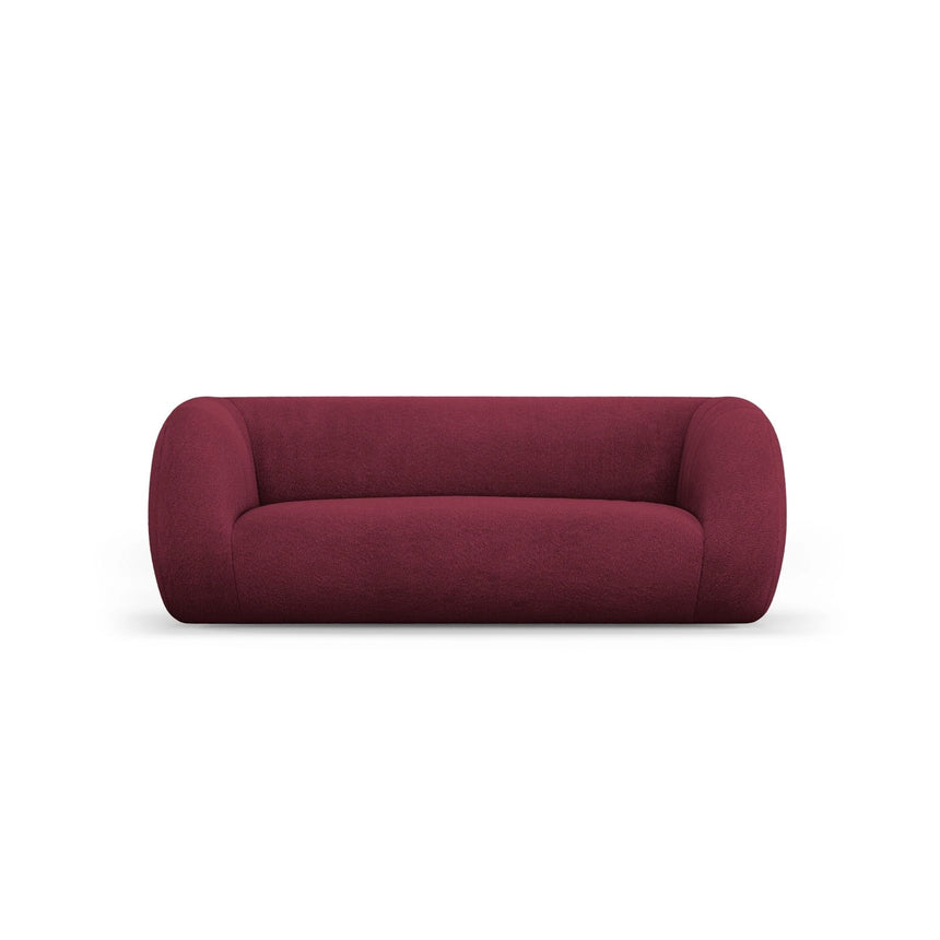 Essen 2-Sitzer Sofa aus Boucle in Bordeaux (Baloo 2079), 210x95x86 cm von Cosmopolitan Design – Bild 1