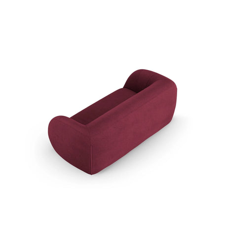 Essen 2-Sitzer Sofa aus Boucle in Bordeaux (Baloo 2079), 210x95x86 cm von Cosmopolitan Design – Bild 5