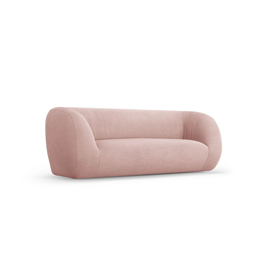 Essen 2-Sitzer Sofa aus Boucle in Puderrosa (Baloo 2072), 210x95x86 cm von Cosmopolitan Design – Bild 4