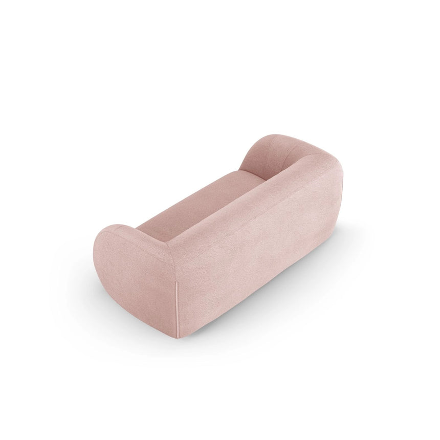 Essen 2-Sitzer Sofa aus Boucle in Puderrosa (Baloo 2072), 210x95x86 cm von Cosmopolitan Design – Bild 5