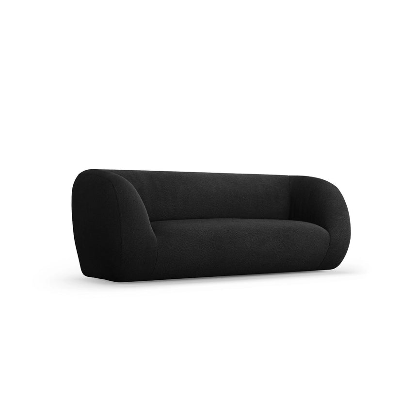 Essen 2-Sitzer Sofa aus Boucle in Schwarz (Baloo 2082), 210x95x86 cm von Cosmopolitan Design – Bild 4