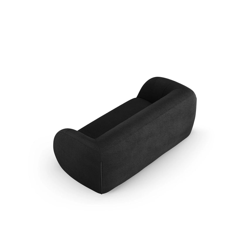 Essen 2-Sitzer Sofa aus Boucle in Schwarz (Baloo 2082), 210x95x86 cm von Cosmopolitan Design – Bild 5