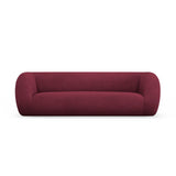 Essen 3-Sitzer Sofa aus Boucle in Bordeaux (Baloo 2079), 230x95x86 cm von Cosmopolitan Design – Bild 1