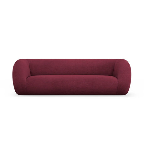 Essen 3-Sitzer Sofa aus Boucle in Bordeaux (Baloo 2079), 230x95x86 cm von Cosmopolitan Design – Bild 1