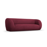 Essen 3-Sitzer Sofa aus Boucle in Bordeaux (Baloo 2079), 230x95x86 cm von Cosmopolitan Design – Bild 4