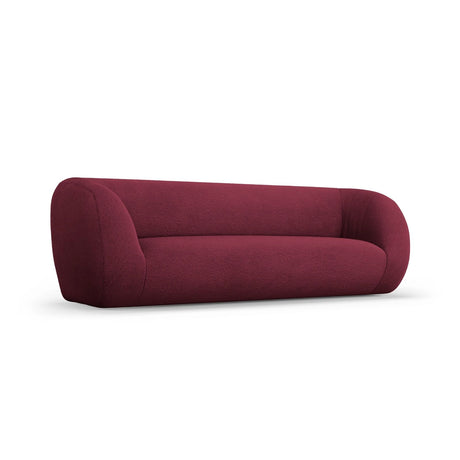 Essen 3-Sitzer Sofa aus Boucle in Bordeaux (Baloo 2079), 230x95x86 cm von Cosmopolitan Design – Bild 4