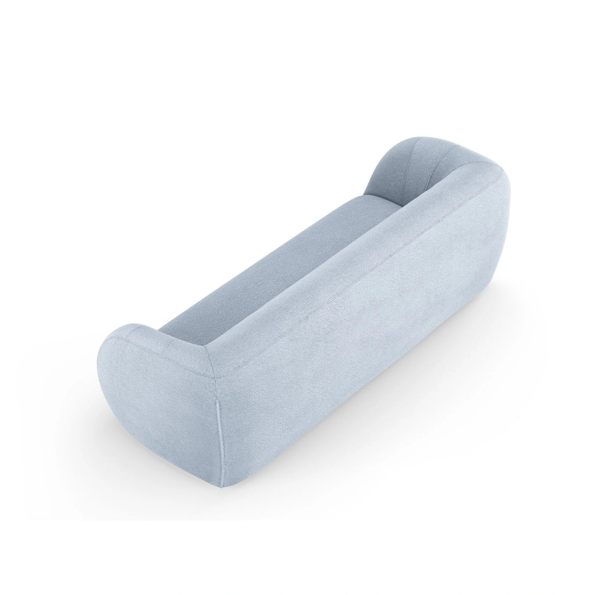 Essen 3-Sitzer Sofa aus Boucle in Hellblau (Baloo 2086), 230x95x86 cm von Cosmopolitan Design – Bild 5