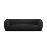 Essen 3-Sitzer Sofa aus Boucle in Schwarz (Baloo 2082), 230x95x86 cm von Cosmopolitan Design – Bild 1