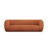 Essen 3-Sitzer Sofa aus Boucle in Terrakotta (Baloo 2078), 230x95x86 cm von Cosmopolitan Design – Bild 1