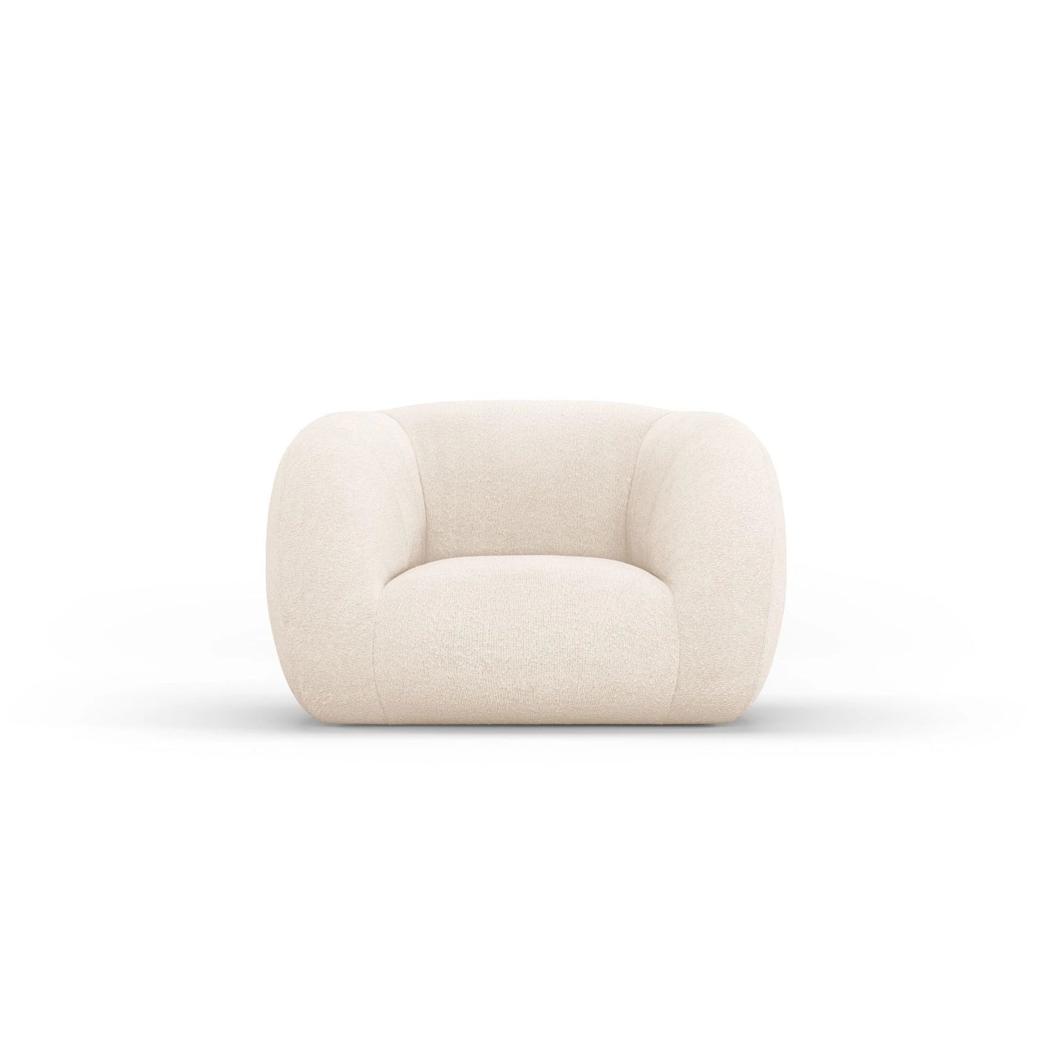 Essen Sessel aus Boucle in Beige (Baloo 2074), 130x95x86 cm von Cosmopolitan Design – Bild 1