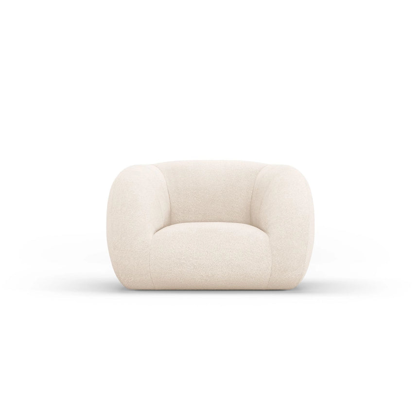 Essen Sessel aus Boucle in Beige (Baloo 2074), 130x95x86 cm von Cosmopolitan Design – Bild 1