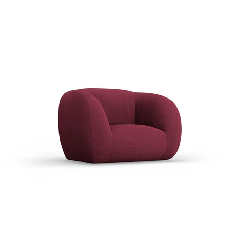 Essen Sessel aus Boucle in Bordeaux (Baloo 2079), 130x95x86 cm von Cosmopolitan Design – Bild 4