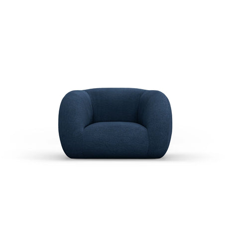 Essen Sessel aus Boucle in Dunkelblau (Baloo 2088), 130x95x86 cm von Cosmopolitan Design – Bild 1