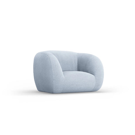 Essen Sessel aus Boucle in Hellblau (Baloo 2086), 130x95x86 cm von Cosmopolitan Design – Bild 4