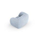 Essen Sessel aus Boucle in Hellblau (Baloo 2086), 130x95x86 cm von Cosmopolitan Design – Bild 5