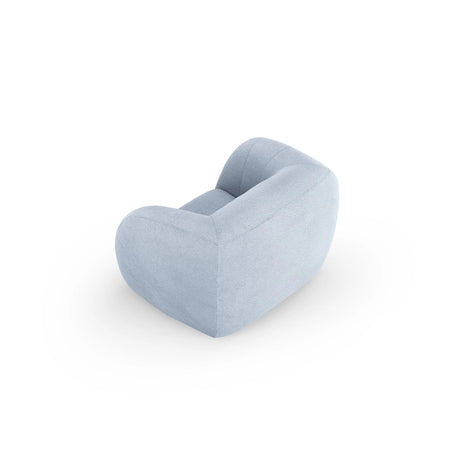 Essen Sessel aus Boucle in Hellblau (Baloo 2086), 130x95x86 cm von Cosmopolitan Design – Bild 5