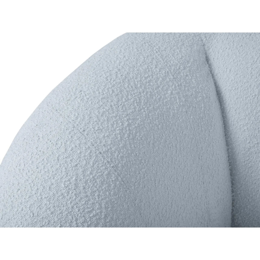Essen Sessel aus Boucle in Hellblau (Baloo 2086), 130x95x86 cm von Cosmopolitan Design – Bild 6