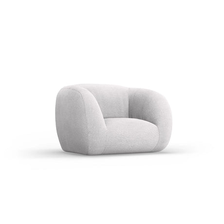 Essen Sessel aus Boucle in Hellgrau (Baloo 2085), 130x95x86 cm von Cosmopolitan Design – Bild 4