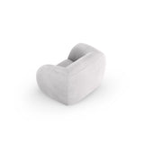 Essen Sessel aus Boucle in Hellgrau (Baloo 2085), 130x95x86 cm von Cosmopolitan Design – Bild 5