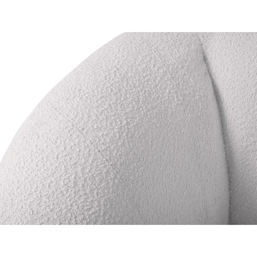 Essen Sessel aus Boucle in Hellgrau (Baloo 2085), 130x95x86 cm von Cosmopolitan Design – Bild 6