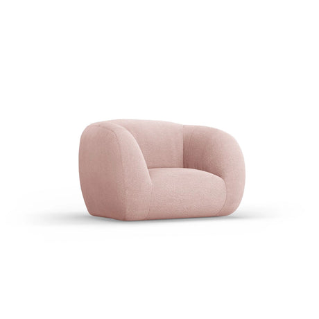 Essen Sessel aus Boucle in Puderrosa (Baloo 2072), 130x95x86 cm von Cosmopolitan Design – Bild 4