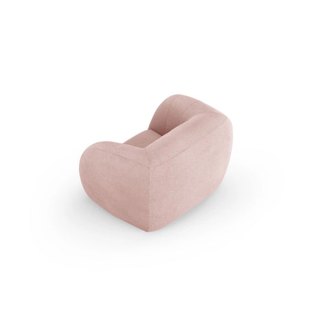 Essen Sessel aus Boucle in Puderrosa (Baloo 2072), 130x95x86 cm von Cosmopolitan Design – Bild 5