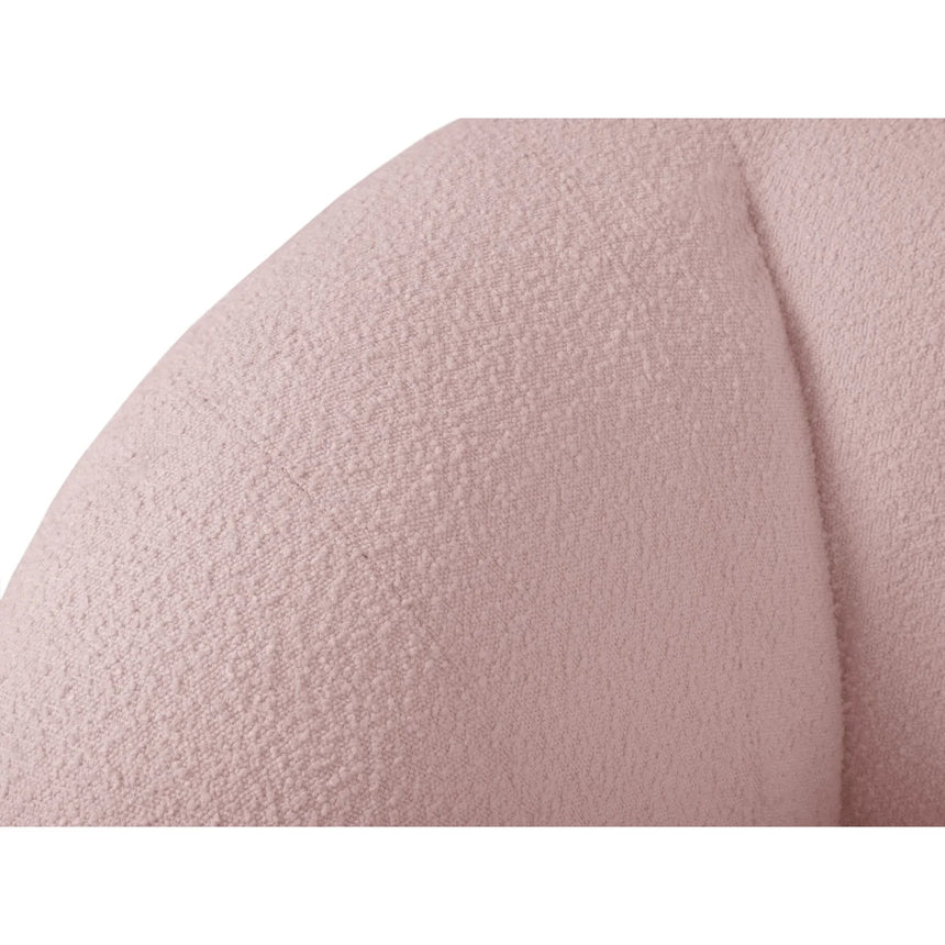 Essen Sessel aus Boucle in Puderrosa (Baloo 2072), 130x95x86 cm von Cosmopolitan Design – Bild 6