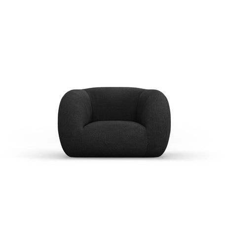 Essen Sessel aus Boucle in Schwarz (Baloo 2082), 130x95x86 cm von Cosmopolitan Design – Bild 1