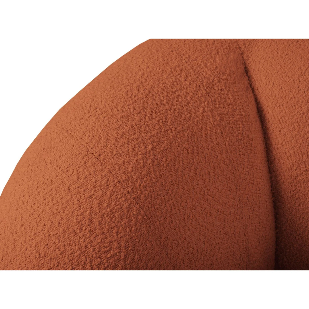 Essen Sessel aus Boucle in Terrakotta (Baloo 2078), 130x95x86 cm von Cosmopolitan Design – Bild 6