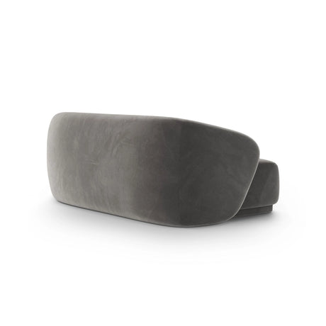 Gomera 2-Sitzer Sofa aus Samt in Grau (Salvador 17), 180x93x74 cm von Cosmopolitan Design – Bild 4