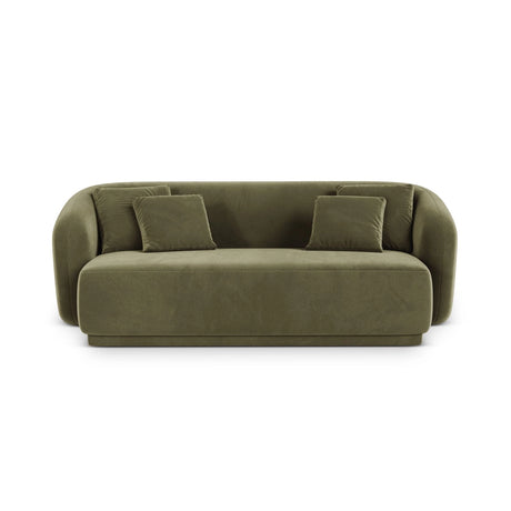 Gomera 2-Sitzer Sofa aus Samt in Grün (Salvador 8), 180x93x74 cm von Cosmopolitan Design – Bild 1