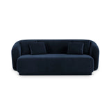 Gomera 2-Sitzer Sofa aus Samt in Königsblau (Salvador 5), 180x93x74 cm von Cosmopolitan Design – Bild 1
