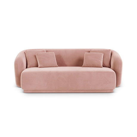 Gomera 2-Sitzer Sofa aus Samt in Rosa (Salvador 11), 180x93x74 cm von Cosmopolitan Design – Bild 1