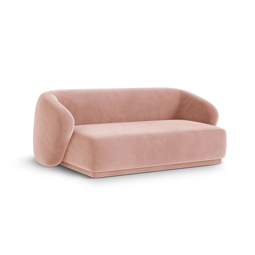 Gomera 2-Sitzer Sofa aus Samt in Rosa (Salvador 11), 180x93x74 cm von Cosmopolitan Design – Bild 3