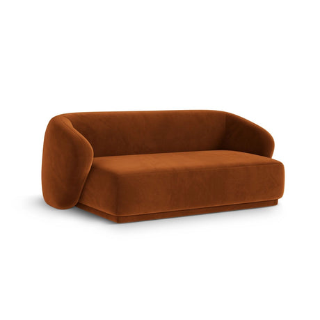 Gomera 2-Sitzer Sofa aus Samt in Terrakotta (Salvador 14), 180x93x74 cm von Cosmopolitan Design – Bild 3
