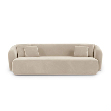 Gomera 3-Sitzer Sofa aus Samt, 220x93x74 cm von Cosmopolitan Design – Bild 1