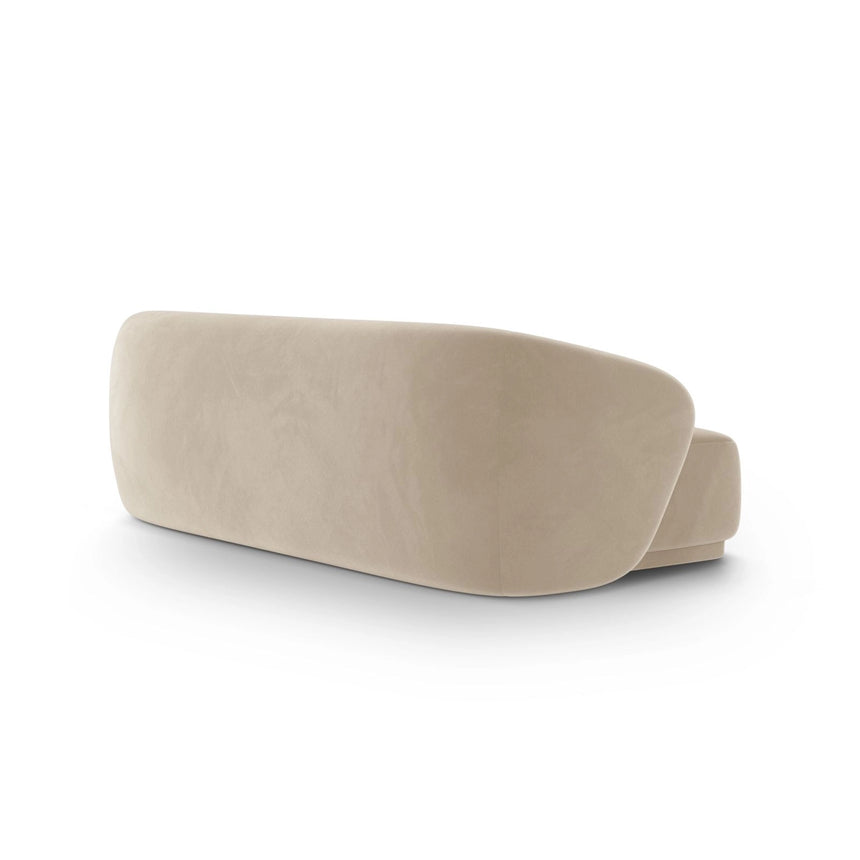 Gomera 3-Sitzer Sofa aus Samt, 220x93x74 cm von Cosmopolitan Design – Bild 4