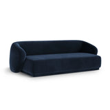 Gomera 3-Sitzer Sofa aus Samt in Königsblau (Salvador 5), 220x93x74 cm von Cosmopolitan Design – Bild 3