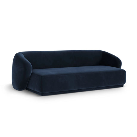 Gomera 3-Sitzer Sofa aus Samt in Königsblau (Salvador 5), 220x93x74 cm von Cosmopolitan Design – Bild 3